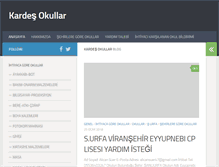 Tablet Screenshot of kardesokullar.com